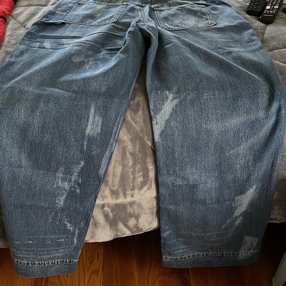 Ralph Lauren blue jeans NWT size 16W wide legs pristine condition - Picture 8 of 12